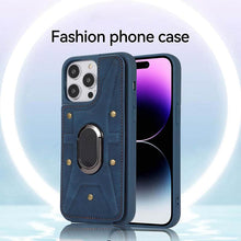 Load image into Gallery viewer, Casekis Magnetic Holder Wallet Phone Case Blue
