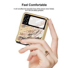 Load image into Gallery viewer, Casekis Fashion Glass Electroplated Phone Case for Galaxy Z Flip3 5G
