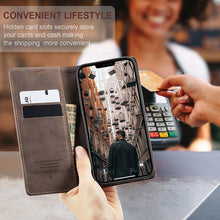 Load image into Gallery viewer, Casekis Retro Wallet Case For iPhone 13 Pro Max
