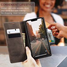 Load image into Gallery viewer, Casekis Retro Wallet Case For iPhone 14
