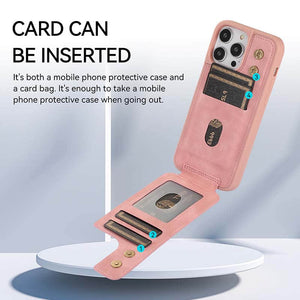 Casekis Magnetic Holder Wallet Phone Case Pink
