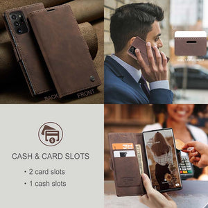 Casekis Retro Wallet Case For Galaxy Note 20 Ultra