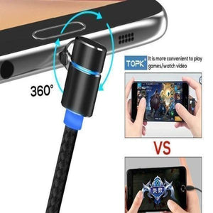 3 in 1 360° Magnetic Charging Cable for Huawei iPhone Samsung - Casekis
