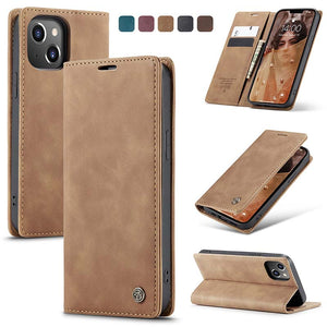 Casekis Retro Wallet Case For iPhone 13 mini