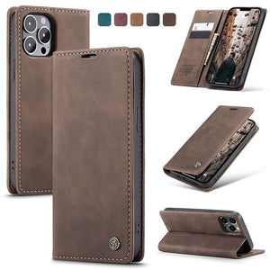 Casekis Retro Wallet Case For iPhone 13 Pro Max