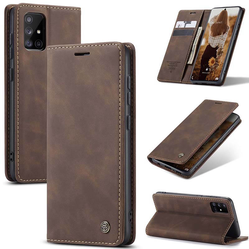 Casekis Retro Wallet Case For Galaxy A51 4G