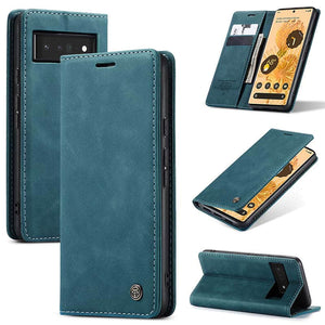 Casekis Retro Wallet Case Blue