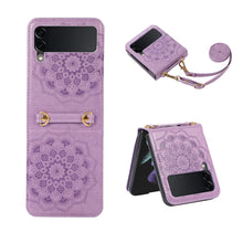 Load image into Gallery viewer, Casekis Mandala Embossed Phone Case For Galaxy Z Flip 4 5G
