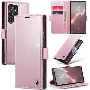 CASEKIS Luxury Flip Leather Phone Case Pink